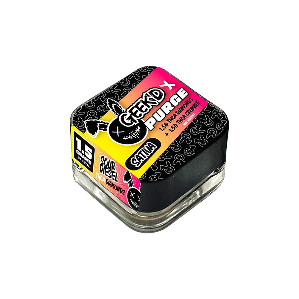 Geek'D x PURGE THCA Diamonds & Crumble 2-in-1 Dab Puck - 3g - Headshop.com