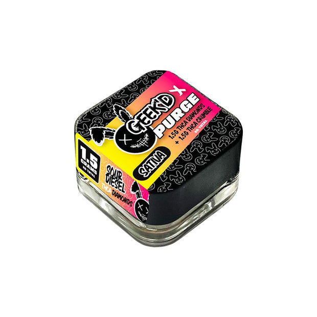 Geek'D x PURGE THCA Diamonds & Crumble 2-in-1 Dab Puck - 3g - Headshop.com