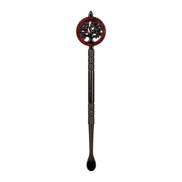 10CT JAR - SeshGear Tree of Life Metal Dab Tool - 4.5" / Assorted Colors