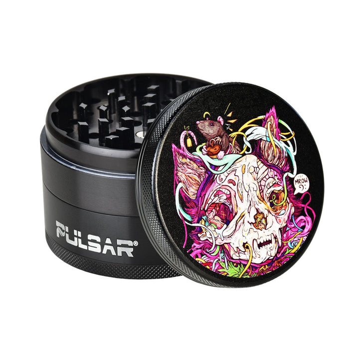 Pulsar Artist Series Metal Grinder | Courtney Hannen MrOw - Headshop.com
