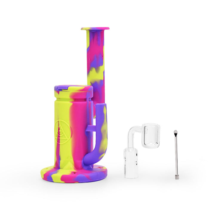 Ritual - 8.5'' Silicone Sidecar Rig - Miami Sunset - Headshop.com