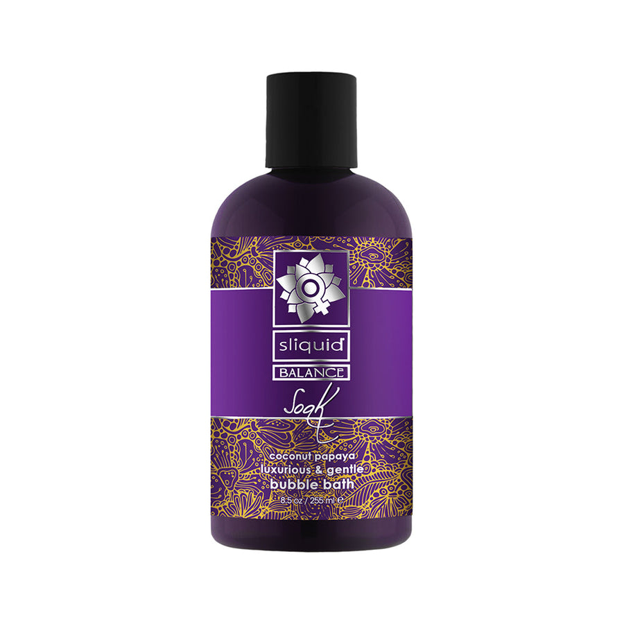 Sliquid Balance Soak Bubble Bath Coconut Papaya 8.5 oz. - Headshop.com