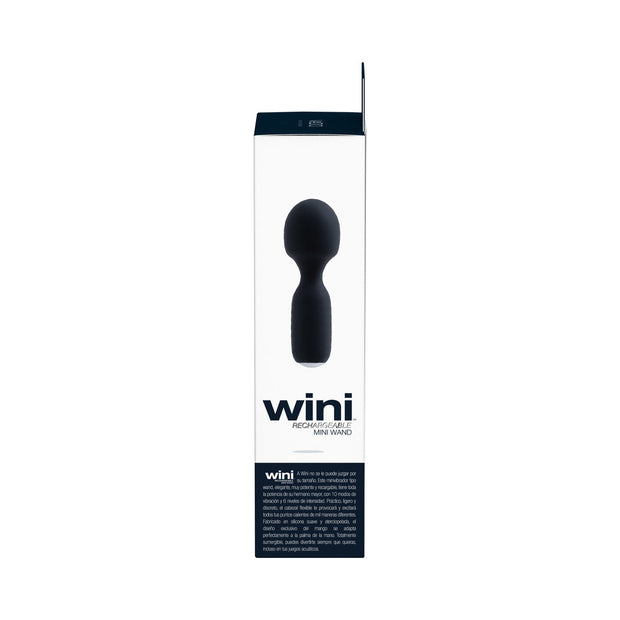 VeDO Wini Rechargeable Mini Wand Just Black - Headshop.com