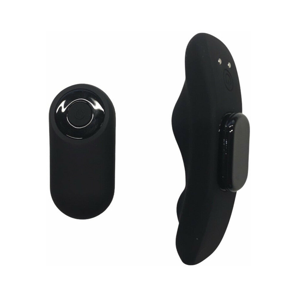 Temptasia Panty Vibe Rechargeable Remote-Controlled Silicone Wearable Vibrator Black - Headshop.com