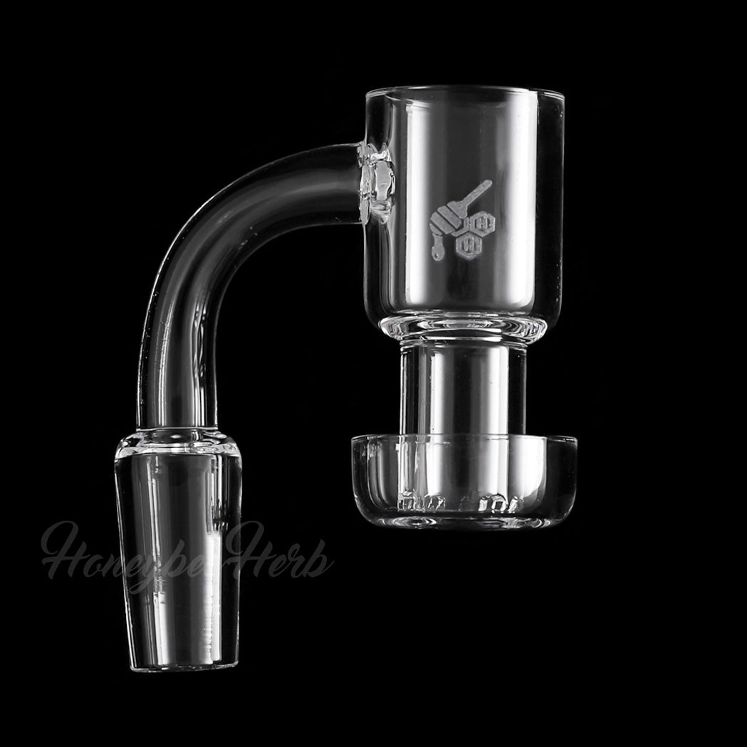 HONEYSUCKLE QUARTZ BANGER - 90° DEGREE | YL - Headshop.com