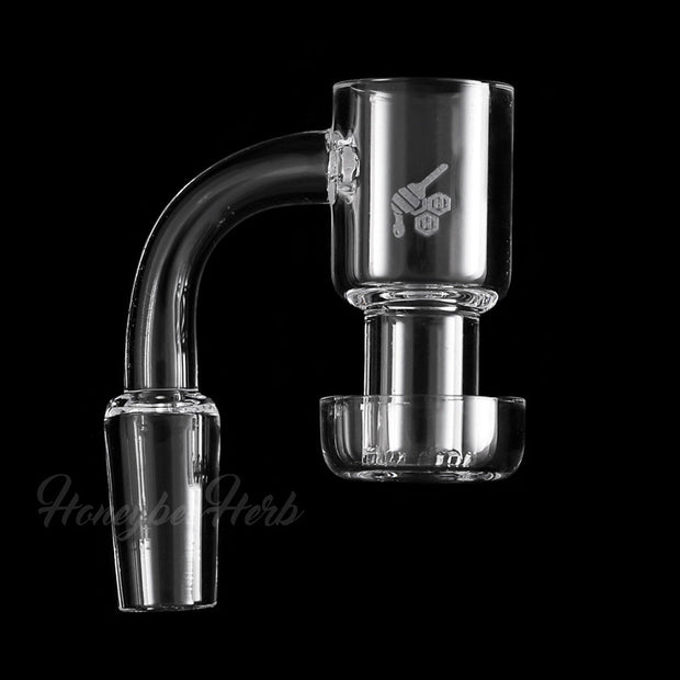 HONEYSUCKLE QUARTZ BANGER - 90° DEGREE | YL - Headshop.com