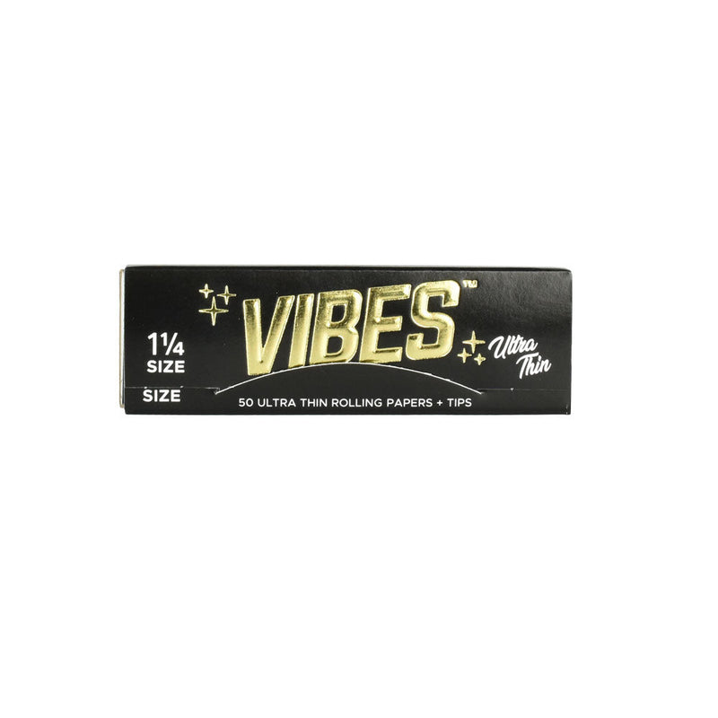 VIBES Ultra Thin Rolling Papers w/ Tips - Headshop.com