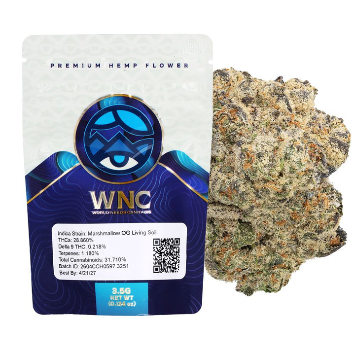 WNC High THCA Indoor Living Soil Flower | 3.5g