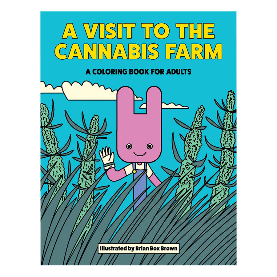 Wood Rocket A Visit To The Hemp Farm Adult Coloring Book - 8.5"x11" - Headshop.com