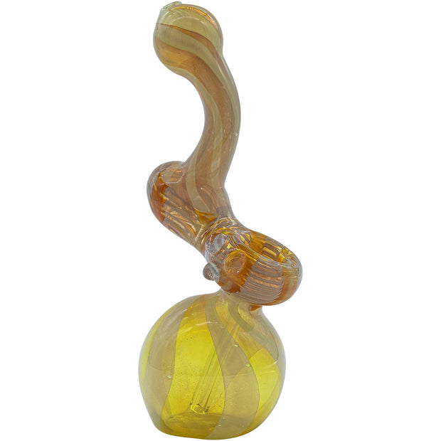 LA Pipes "Rake Bubb" Fumed Sherlock Bubbler Pipe (Various Colors) - Headshop.com