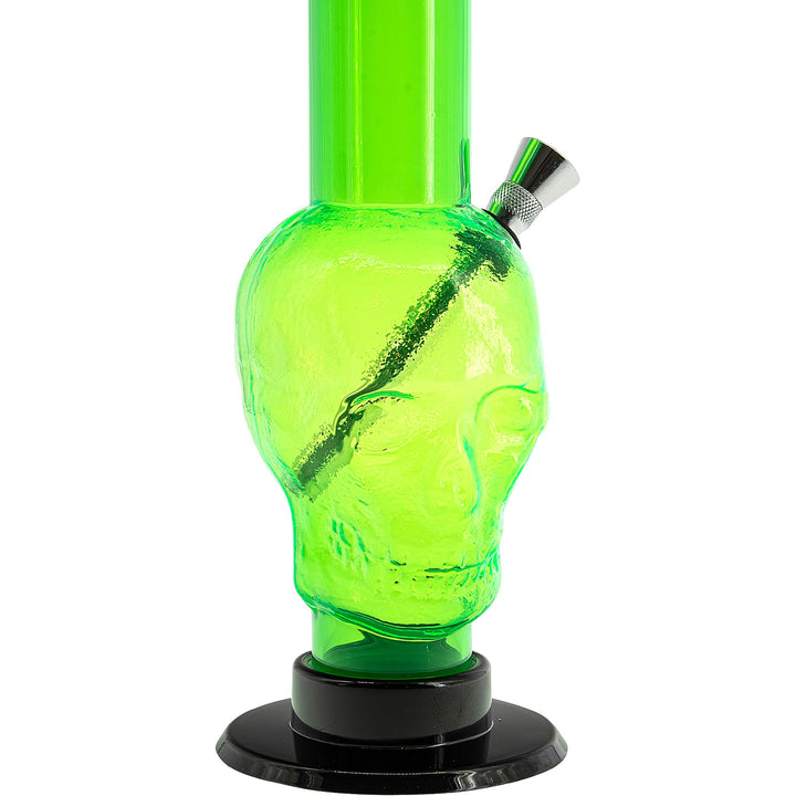 JM Enterprises  12-15" Acrylic Skull Chamber Bong - Multiple