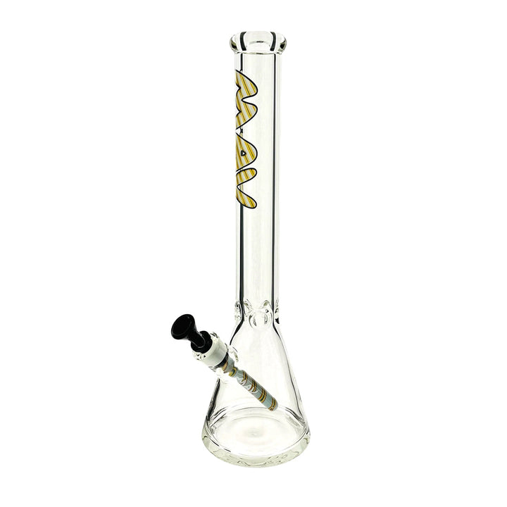MAV Glass 18" Classic Wigwag Beaker - Headshop.com
