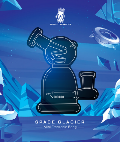 Space King Glass - 'Space Glacier' Freezable Bong - Headshop.com