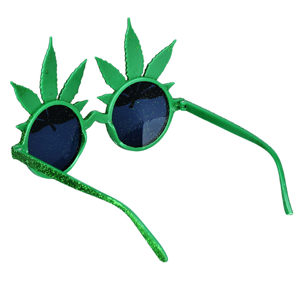 10PC SET - 420 Hemp Leaf Glasses - Headshop.com