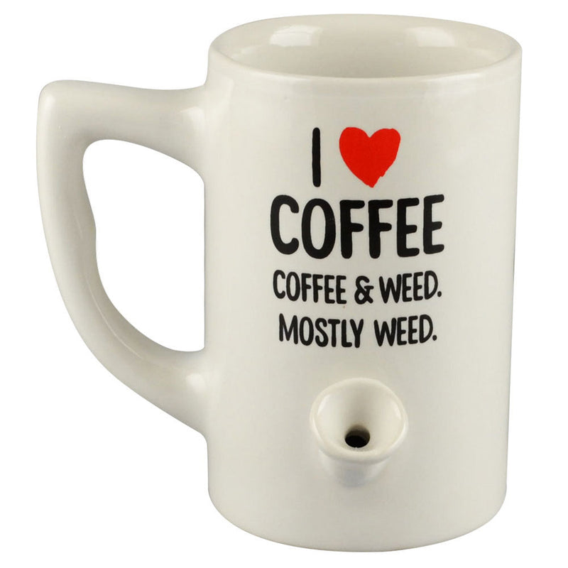 Ceramic Water Pipe Mug - 8oz - Headshop.com
