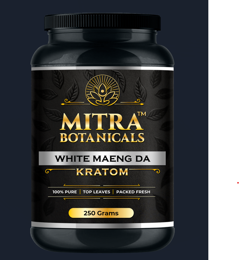 Mitra Botanicals White Maeng Da – Kratom (250 Grams Powder) - Headshop.com