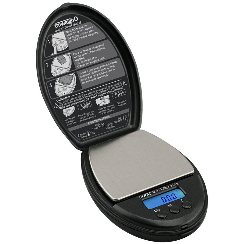 Truweigh Sonic Digital Mini Scale | 100g x 0.01g - Headshop.com