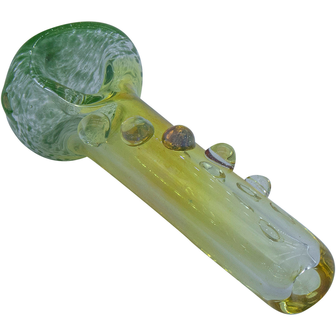 LA Pipes "Razorback" Silver Fumed Mini Spoon (Various Colors) - Headshop.com