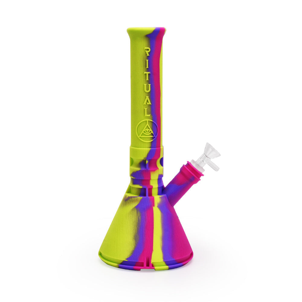 Ritual - 12'' Deluxe Silicone Modular Beaker - Miami Sunset - Headshop.com