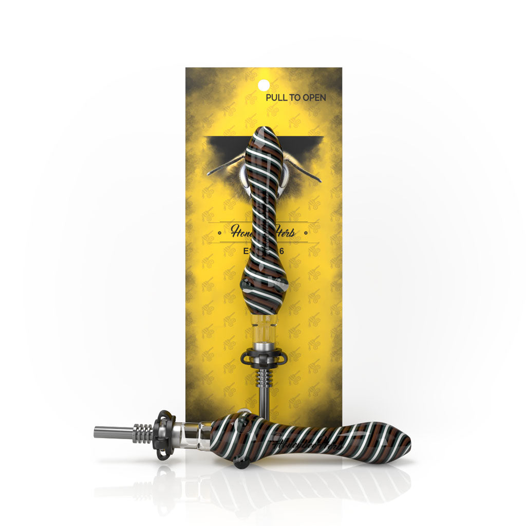 WHIRL STRIPPED NECTAR COLLECTOR - Headshop.com