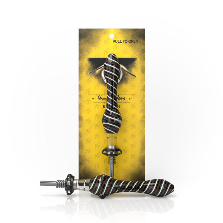 WHIRL STRIPPED NECTAR COLLECTOR - Headshop.com