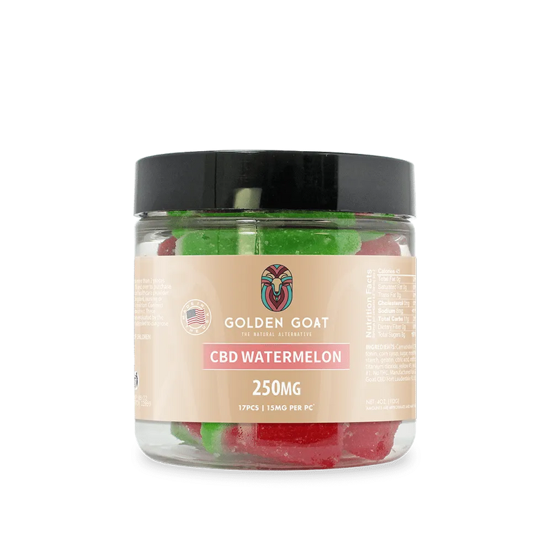 CBD Gummies 250MG - Watermelon Slices - Headshop.com