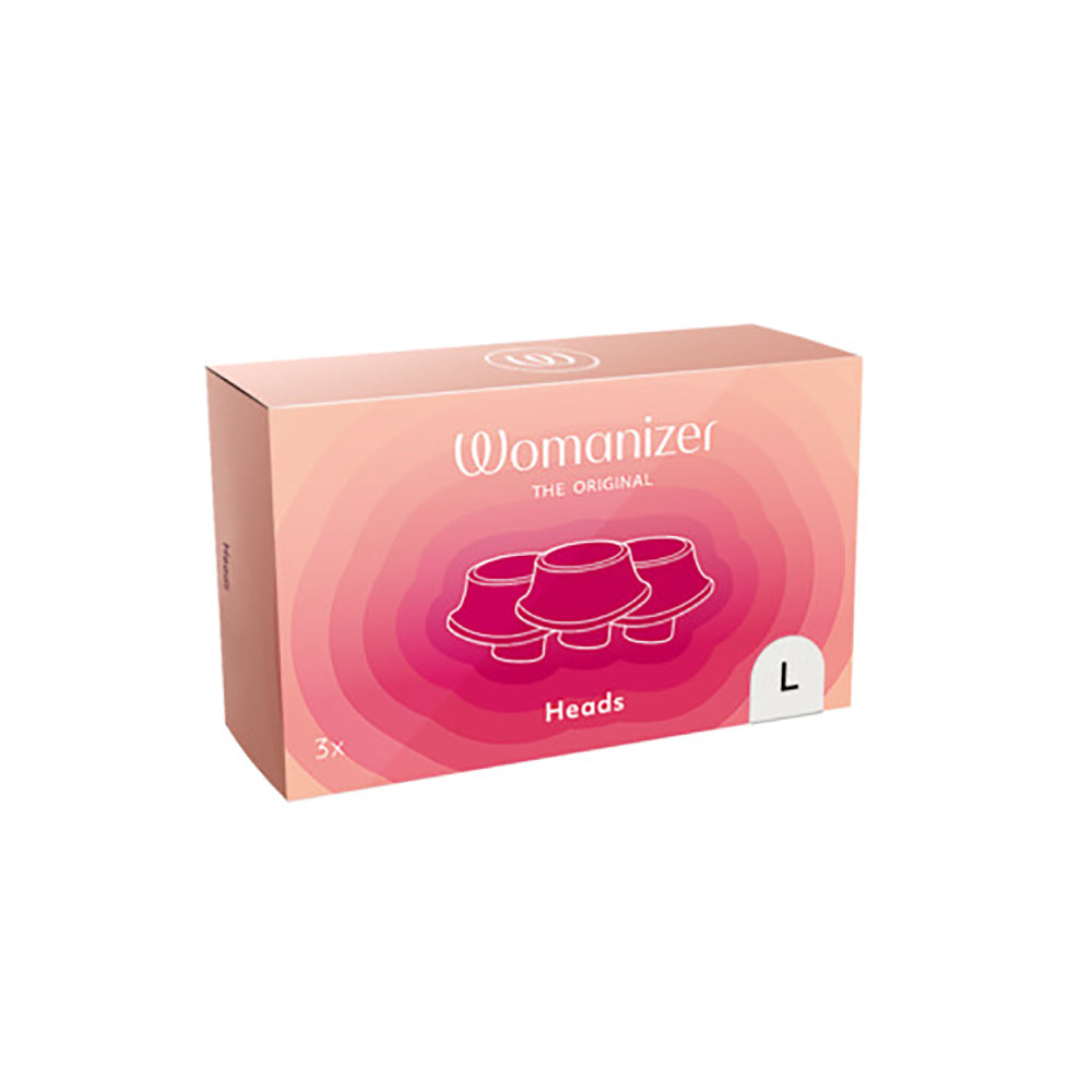 Womanizer 3-Pack Type A Replacement Stimulation Heads Warm Gray L - Headshop.com