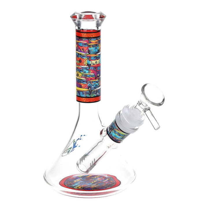 Pulsar Design Series Flared Beaker Glass Water Pipe | 6.75" | 14mm F - Headshop.com