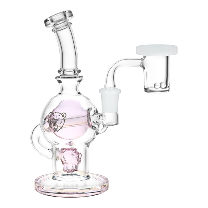 Bear Quartz BQ Sphere Dab Rig Box Set | 7" | 14mm F - Headshop.com