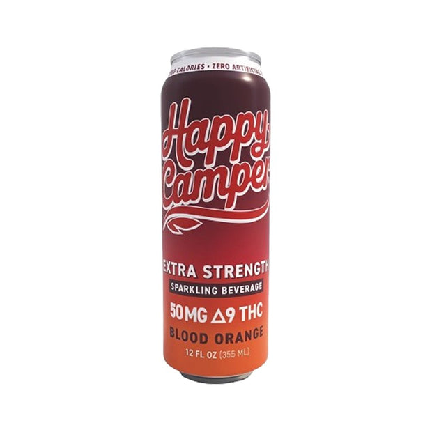 Happy Camper D9 THC Sparkling Beverage | 12oz | 50mg | 12ct Case