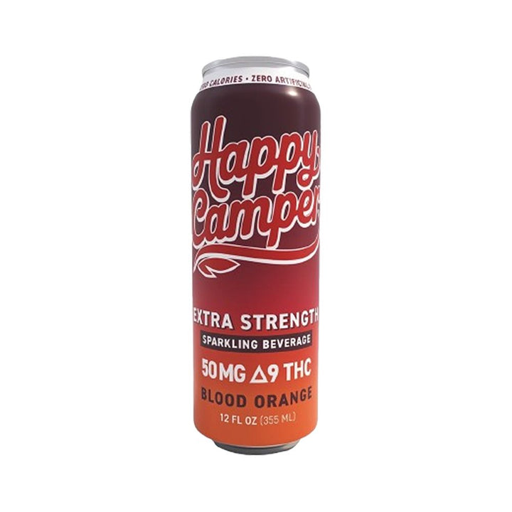Happy Camper D9 THC Sparkling Beverage | 12oz | 50mg | 12ct Case
