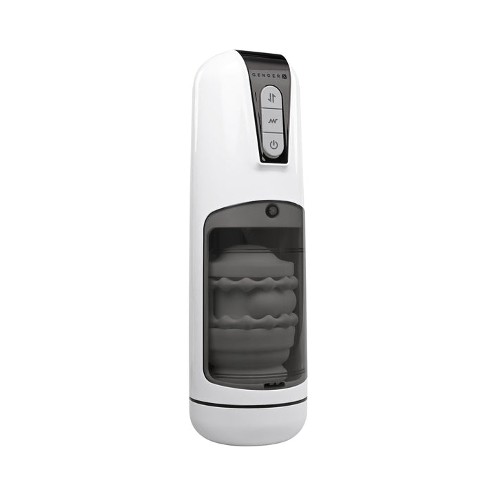 Gender X Get Your Stroke On Rechargeable Stroker TPE White - Headshop.com