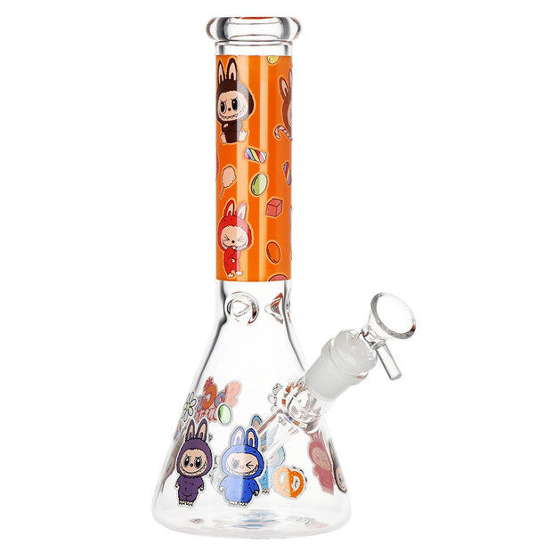Funny Animal Beaker Glass Water Pipe | 9.75" | 14mm F | Designs Vary - Headshop.com