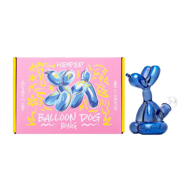 Hemper Balloon Dog Glass Water Pipe - 5.5" / 14mm F