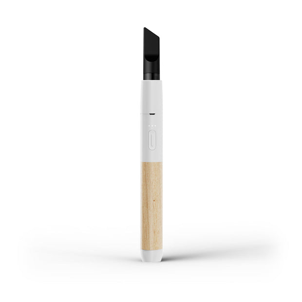Vessel Wood Vape Pen Battery [White/Beechwood] + - Headshop.com