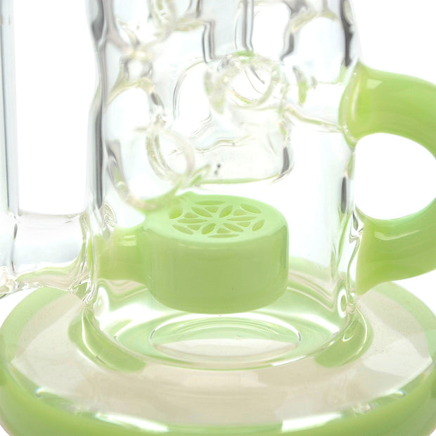 Calibear Cascade Flower Of Life Klein Recycler Dab Rig