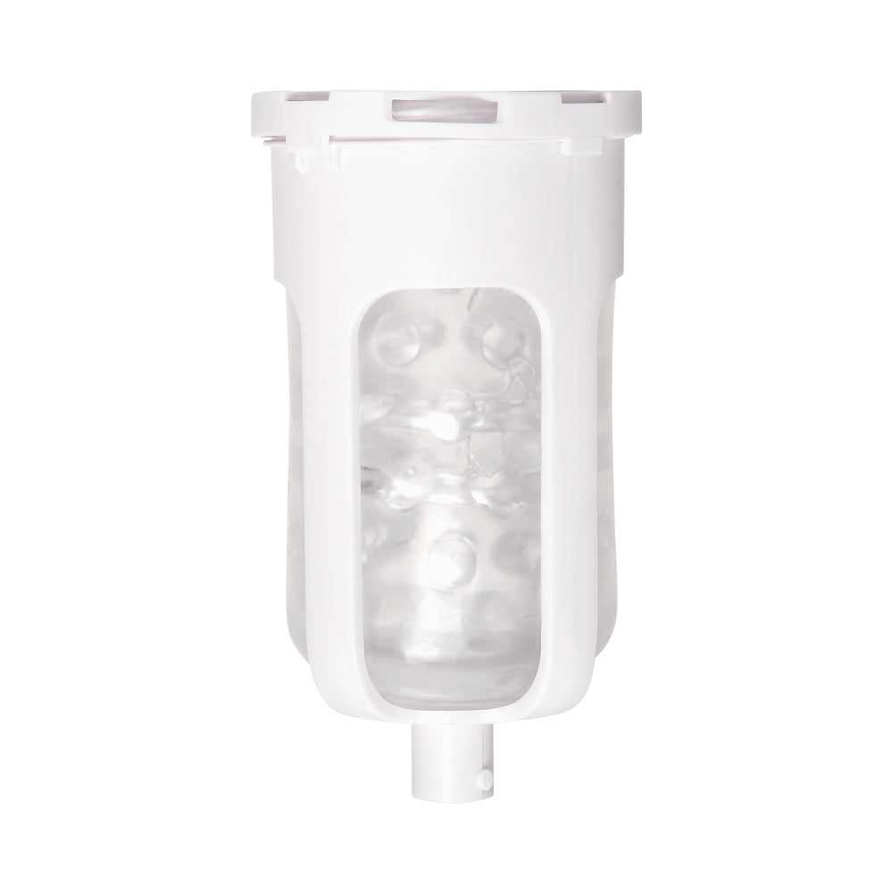 Zero Tolerance Rechargeable Thrusting Stroker With Movie Download White - Headshop.com