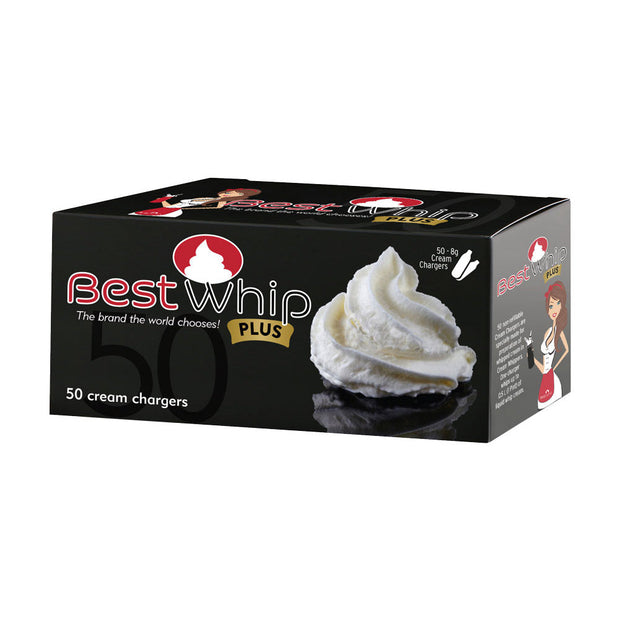 Best Whip Plus Cream Chargers | 50pc Box - Headshop.com