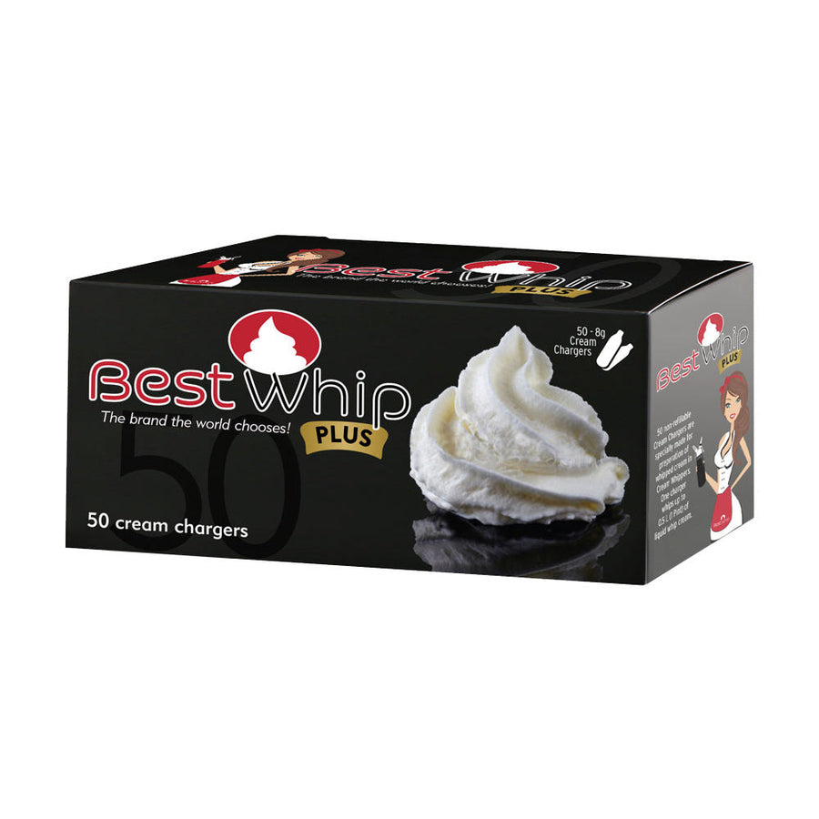 Best Whip Plus Cream Chargers | 50pc Box - Headshop.com