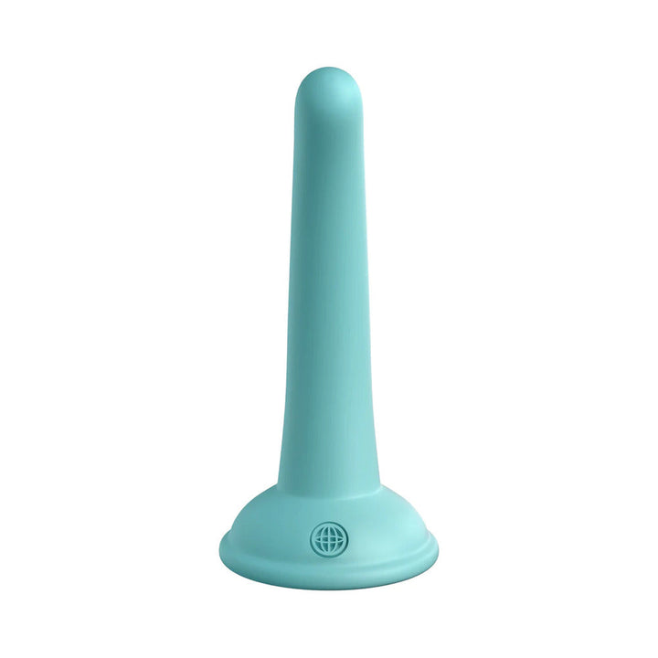 Dillio Platinum Collection Curious Five 5 in. Silicone Dildo Teal - Headshop.com