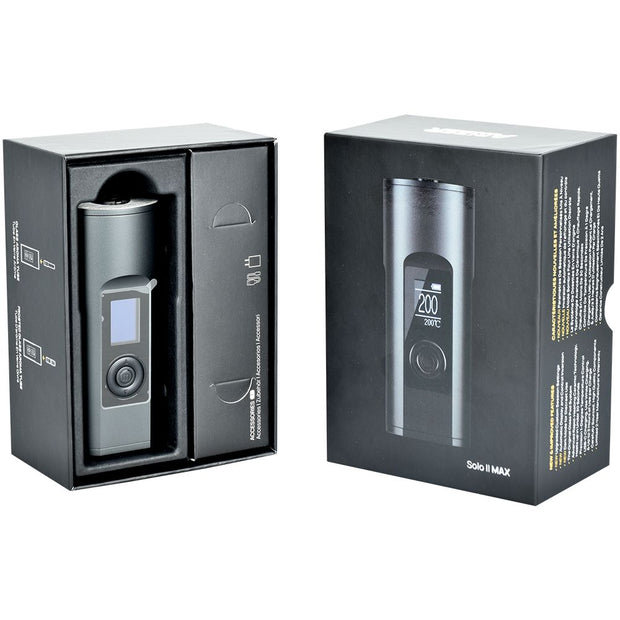 Arizer Solo II Max Dry Herb Portable Vaporizer - 3200mAh - Headshop.com