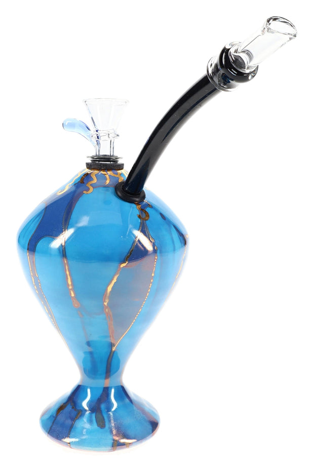 Ancient Creations 6″ Gold-Vein Ceramic Hookette