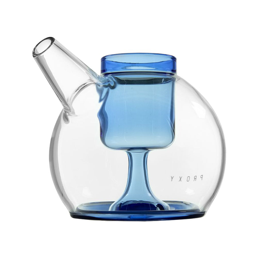 Puffco Proxy Ripple Glass Bubbler Attachment - 3.5" / Sea - Headshop.com