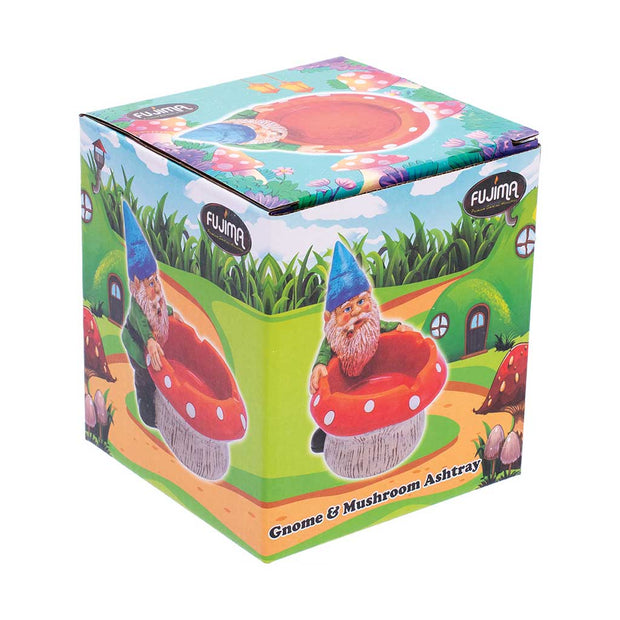 GNOME & MUSHROOM ASHTRAY
