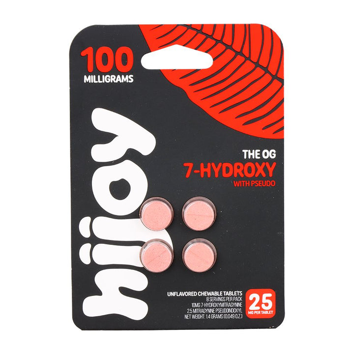 Hijoy 7-Hydroxy & Pseudoindoxyl Chewable Tablets | 100mg | 4pc - Headshop.com