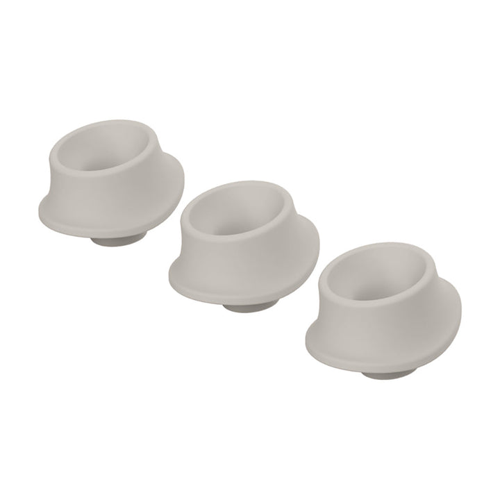 Womanizer 3-Pack Type A Replacement Stimulation Heads Warm Gray L - Headshop.com