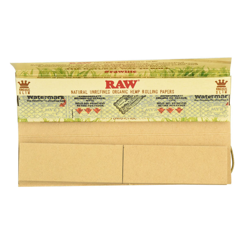 RAW Organic Connoisseur Rolling Papers | Kingsize - Headshop.com