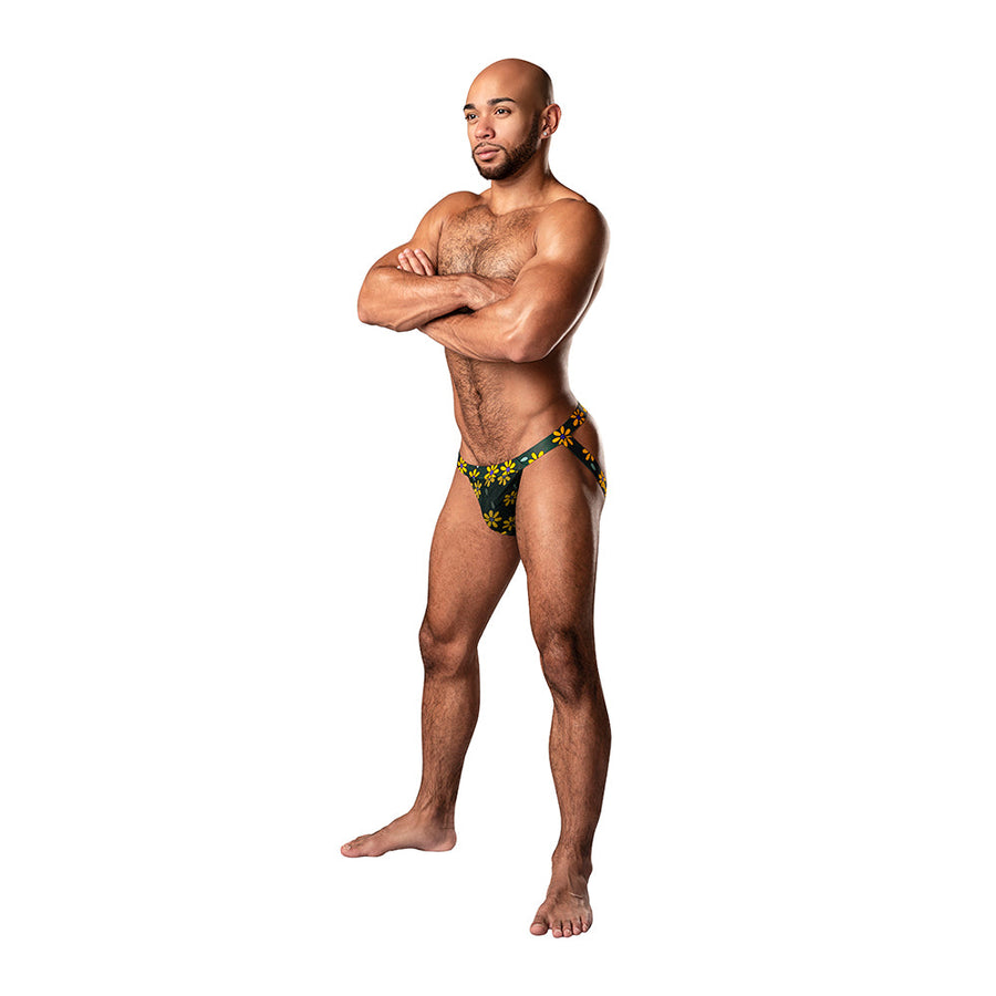 Male Power Petal Power Jock Daisy Print L/XL - Headshop.com