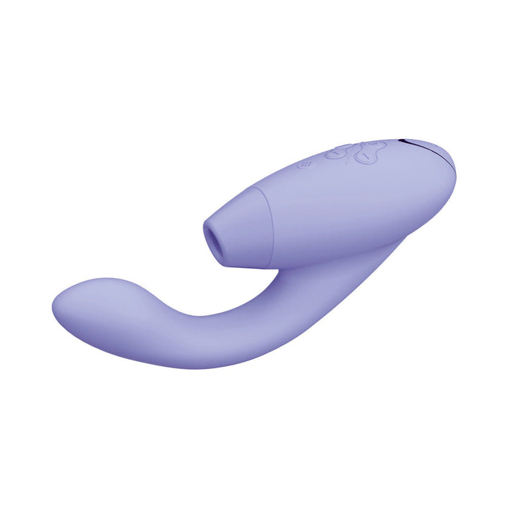 Womanizer Duo 2 Rechargeable Dual Stimulation Pleasure Air and G-Spot Vibrator Lilac - Headshop.com