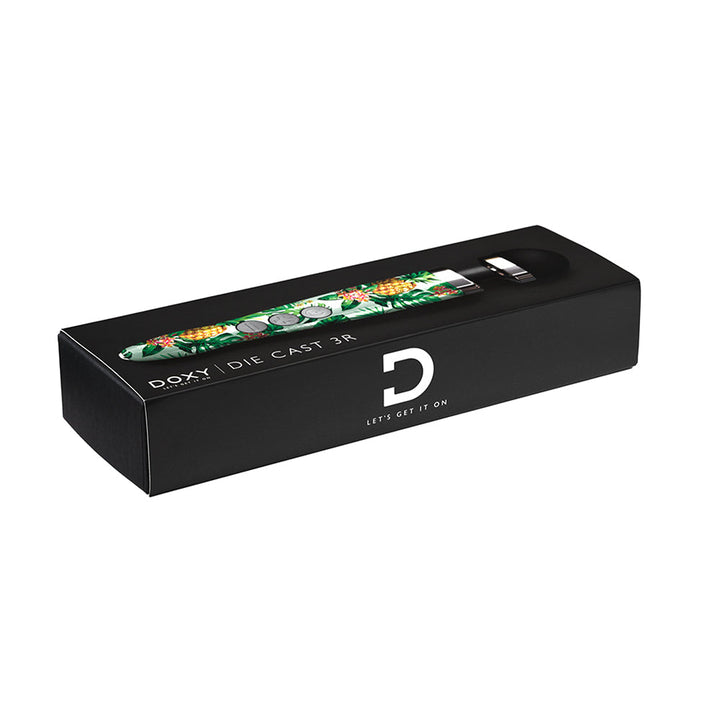 Doxy Die Cast 3R Rechargeable Compact Wand Vibrator Pineapple - Headshop.com